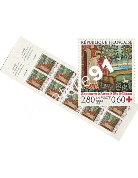 Carnet Croix-Rouge 2043 - année 1994, collection timbres France