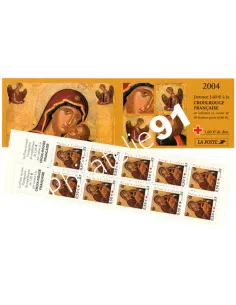 Carnet Croix-Rouge 2053, année 2004, collection timbres de France