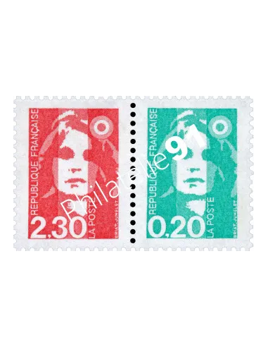 Timbres de France  P2614, Marianne du Bicentenaire, timbres France