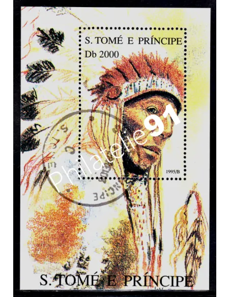 SAINT-TOME -  ANNEE 1995 - INDIENS