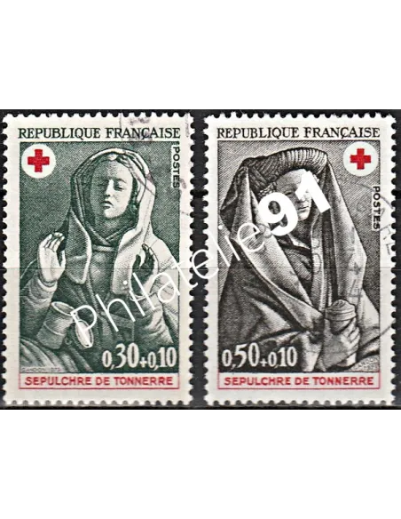 Timbre n° 1779 à 1780  oblitéré - collection timbres France