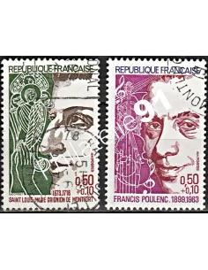 Timbre n° 1784 à 1785  oblitéré - collection timbres France