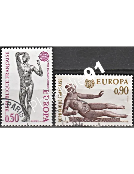 Timbre n° 1789 à 1790  oblitéré - collection timbres France