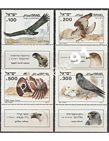 Israël - n° 925 à 928 - Collection timbres à theme