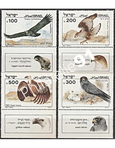 Israël - n° 925 à 928 - Collection timbres à theme