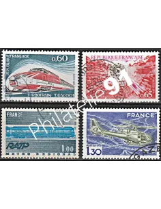 Timbre n° 1802 à 1805  oblitéré - collection timbres France