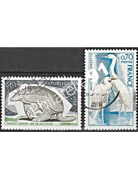 Timbre n° 1819 à 1820  oblitéré - collection timbres France