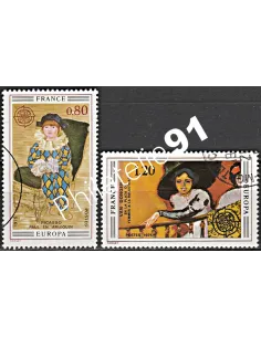 Timbre n° 1840 à 1841  oblitéré - collection timbres France