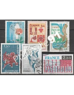 Timbre n° 1847 à 1852  oblitéré - collection timbres France