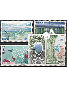 Timbre n° 1863 à 1866  oblitéré - collection timbres France