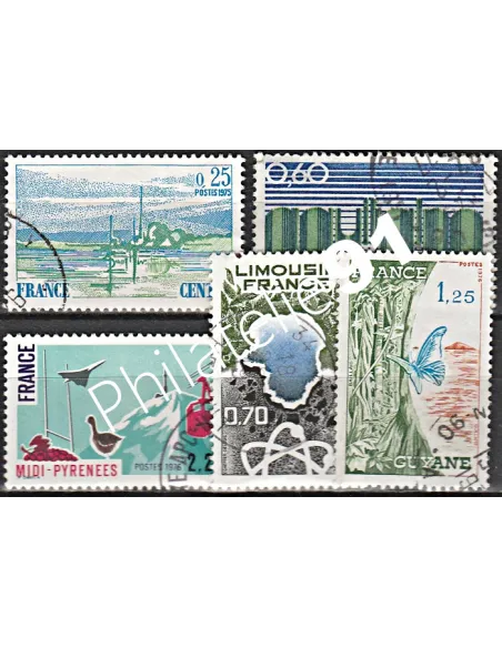 Timbre n° 1863 à 1866  oblitéré - collection timbres France