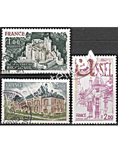Timbre n° 1871 à 1873  oblitéré - collection timbres France