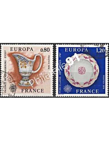 Timbre n° 1877 à 1878  oblitéré - collection timbres France