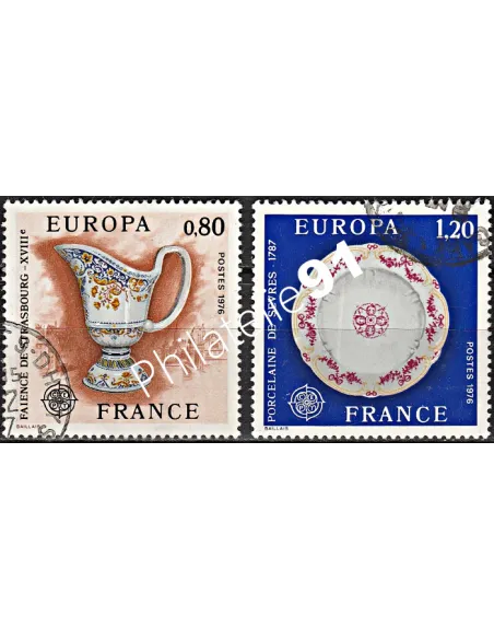 Timbre n° 1877 à 1878  oblitéré - collection timbres France