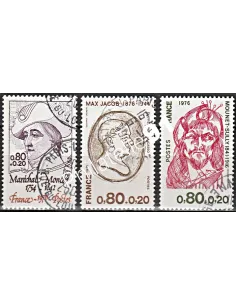 Timbre n° 1880 à 1882  oblitéré - collection timbres France