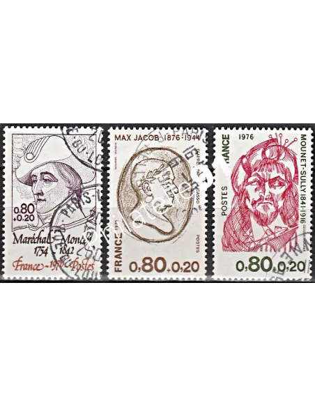 Timbre n° 1880 à 1882  oblitéré - collection timbres France