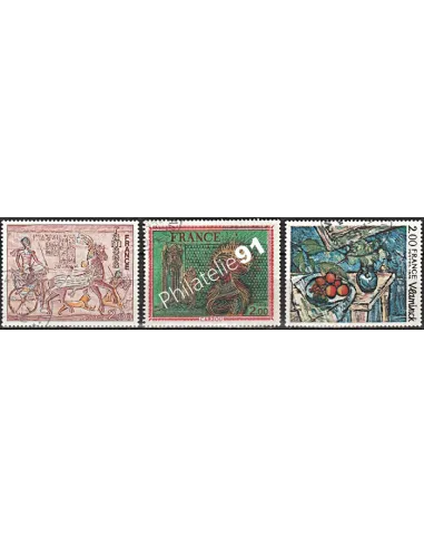 Timbre n° 1899 à 1901  oblitéré - collection timbres France