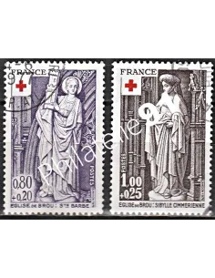 Timbre n° 1910 à 1911  oblitéré - collection timbres France
