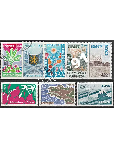 Timbre n° 1914 à 1921 oblitéré - collection timbres France