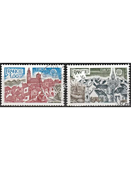 Timbre n° 1928 à 1929  oblitéré - collection timbres France