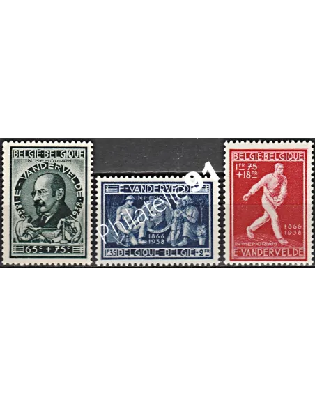 Belgique n° 731 à 733 - Collection timbres europe