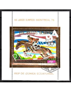 GUINEE - ANNEE 1975 - JEUX OLYMPIQUES DE MONTREAL 76 - HIPPISME