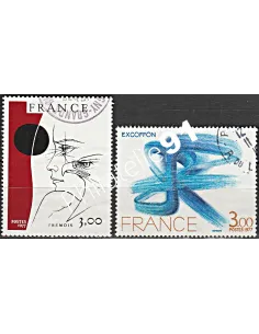 Timbre n° 1950 à 1951  oblitéré - collection timbres France