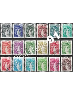 Timbre n° 1962 à 1979  oblitéré - collection timbres France
