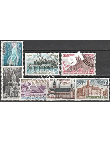 Timbre n° 1996 à 2002  oblitéré - collection timbres France