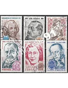 Timbre n° 2029 à 2032B  oblitéré - collection timbres France