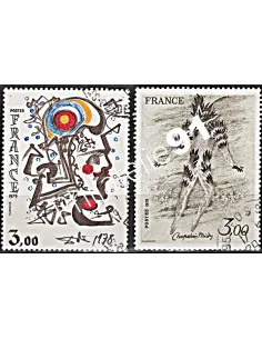 Timbre n° 2067 à 2068  oblitéré - collection timbres France
