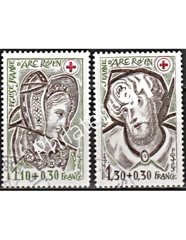 Timbre n° 2070 à 2071  oblitéré - collection timbres France