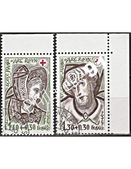 Timbre n° 2070a à 2071a oblitéré - collection timbres France