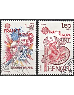 Timbre n° 2085 à 2086  oblitéré - collection timbres France