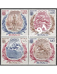 MONACO n°  890 à 893** - Collection timbres Monaco