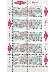 MONACO n° 2082 à 2083 en Feuille - collection timbres Monaco