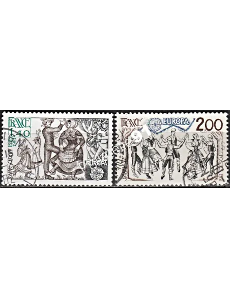 Timbre n° 2138 à 2139  oblitéré - collection timbres France