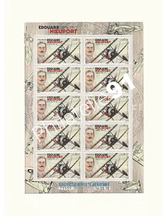 Feuille de TimbrePoste Aérienne n° 80, collection timbres France