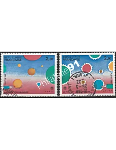 Timbre n° 2199 à 2200  oblitéré - collection timbres France