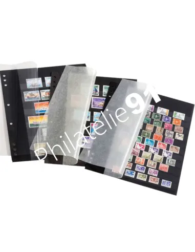 Feuilles à bandes OMEGA, Leuchtturm, matériel philatélique