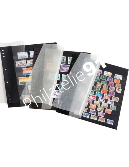 Feuilles à bandes OMEGA, Leuchtturm, matériel philatélique