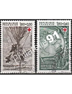 Timbre n° 2247 à 2248  oblitéré - collection timbres France