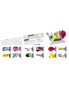 Carnet de 12 timbres Le monde minéral,collection timbres France