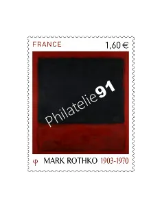Timbre Mark Rothko,collection timbres France