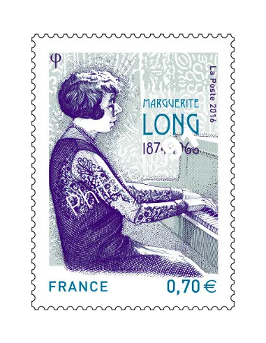 Timbre n° 5032, Marguerite Long,collection timbres France