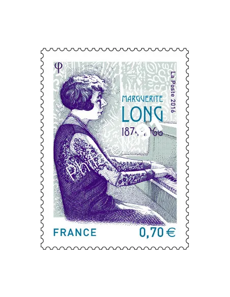Timbre n° 5032, Marguerite Long,collection timbres France