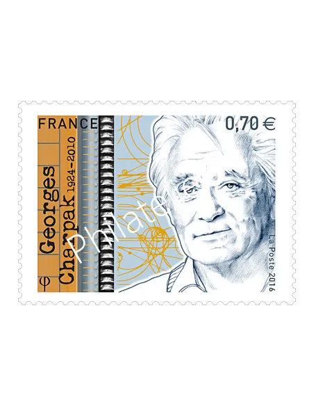 Timbre 5034, Georges Charpak ,collection timbres France