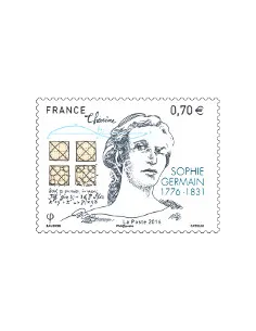 Timbre 5036, Sophie Germain,collection timbres France