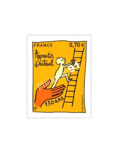 Timbre 5037, 150 ans d'Apprentis d'Auteuil,collection timbres France