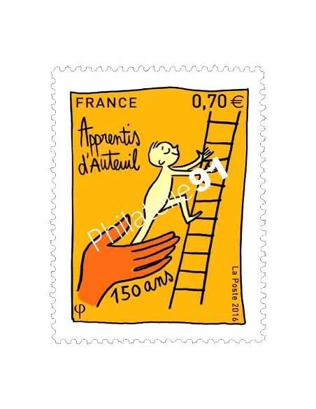 Timbre 5037, 150 ans d'Apprentis d'Auteuil,collection timbres France